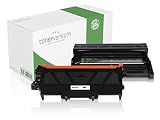 Tambour et toner XXL compatibles avec Brother DR-2200 TN-2220 pour imprimante laser DCP-7060d DCP-7065dn HL-2250dn MFC-7460dn MFC-7360n MFC-7360ne Fax 2840 Noir