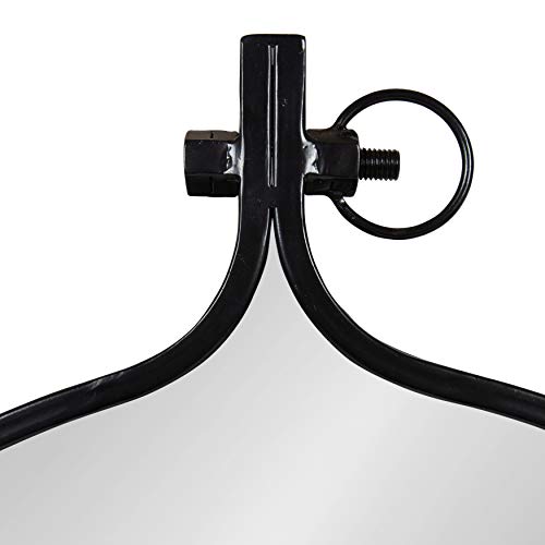 Kate And Laurel 214978 Yitro Round Industrial Modern Metal Framed Wall Mirror thumb #2