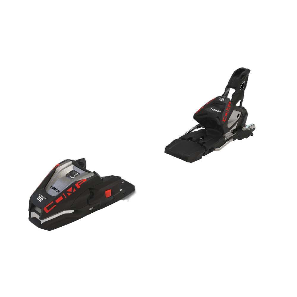 Marker - Skibindung Comp 10 TCX Black Flo Red Kinder – Einheitsgröße – Schwarz