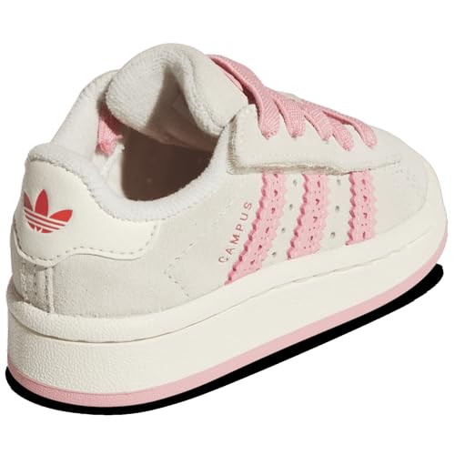 Adidas Originals Campus 00s CF EL - Girls' Toddler (JS3523, Cream/Bright Red/Semi Pink Spark)3