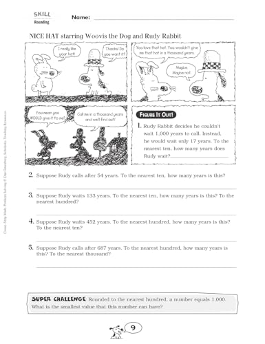 Comic-Strip Math: Problem Solving: 80 Reproducible Cartoons With Dozens and Dozens of Story Problems That Motivate Students and Build Essential Math Skills - Thumbnail 5