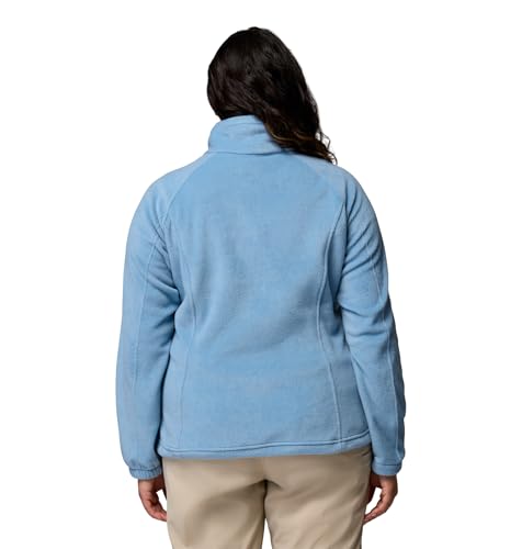 Image of Columbia Women's Plus Benton Springs Full Zip Fleece Jacket, Rainy Day, 3X
