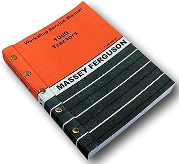 Massey Ferguson 1085 Tractor Service Repair Shop Manual Technical Workshop Mf