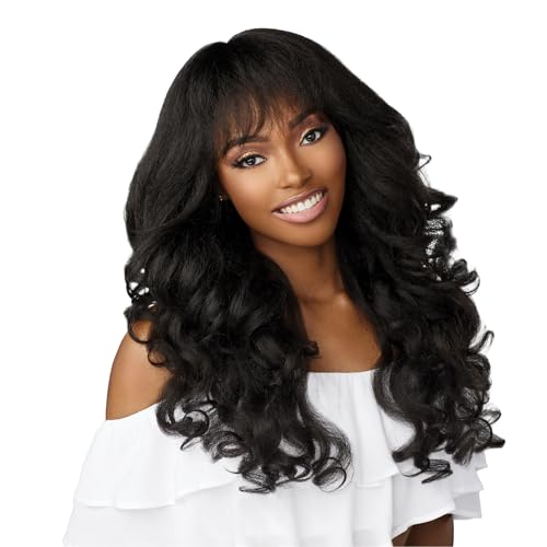 Sensationnel Dashly Wig - Unit 21 Non Lace Cap Ready to Wear Ear to Ear Lacepart Synthetic (BALAYAGELIGHTASHBLONDE)