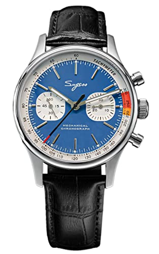 Seagull Sugess ST1901 Blue 40mm Racing Chronograph Sapphire Display 1963 BNIB