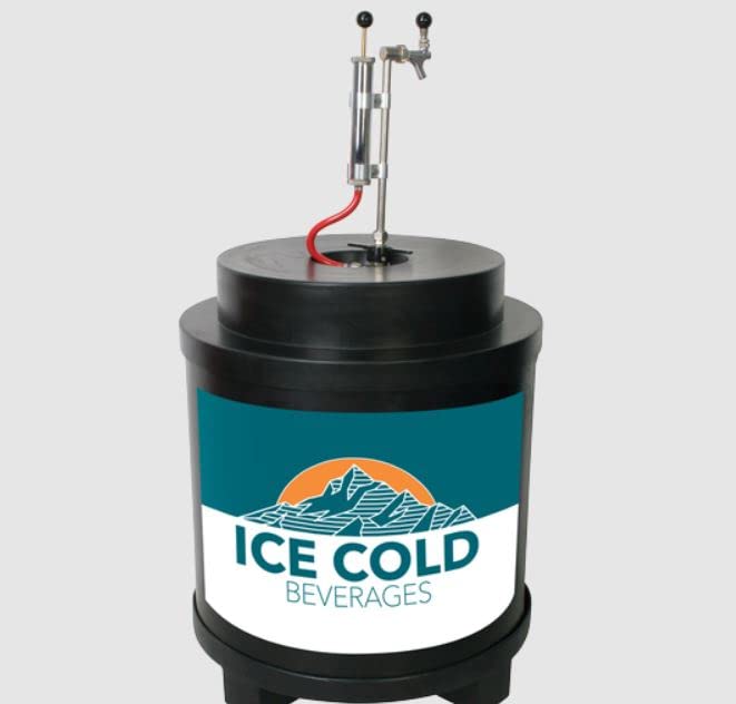 lowa Rotocast Plastics 3051003 Super Cooler I Beverage Cooler - Black