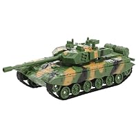 Toyvian Armee Panzer Spielzeug, 14.5 cm lang Panzer Modell Spielzeug, Armeefahrzeuge Spielzeugmodell - Militärpanzer Kinderspielzeug, Geschenke für Weihnachten und Geburtstag