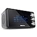 Produktbild AudioAffairs Digitaler Radiowecker DAB+ | UKW/FM | dimmbares Display | Wecker mit Radio oder Alarmton | Snooze Funktion und Einschlafautomatik, DR 010, Schwarz, Standard