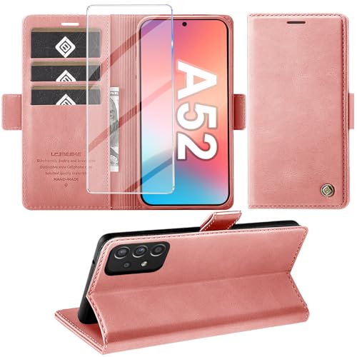 Étui Samsung Galaxy A52 Giyer rose : évitez les bris d'écran avec ce kit antichoc