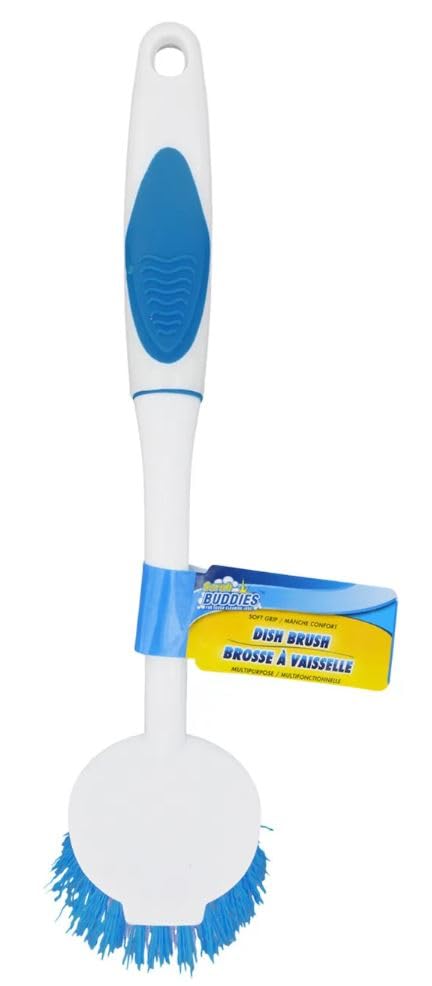 Image of Sunshine's Spot, LLC Scrub Buddies Dishwashing Sponges and Brush Set, Yellow