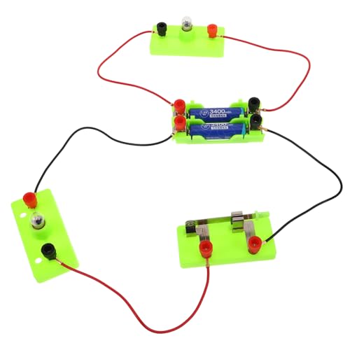 Mikinona Kit Elettrico Educativo per Esperimenti Scientifici Circuiti in Serie e Parallelo Set Didattico per Ragazzi e Ragazze Laboratorio di Fisica per Scuola e Casa Apprendimento Manuale