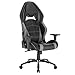 Produktbild WOLTU Gaming Stuhl BS69gr Bürostuhl Racing Stuhl ergonomischer Schreibtischstuhl, Hohe Rückenlehne, Armlehne verstellbar, mit Wippfunktion, Kunstleder, Grau
