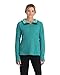 Simms Women’s Bugstopper Hoodie with Insect Shield, Half Zipper Fishing Hoodie, UPF 50 Sun Protection - Bluegrass Heather - X-Small