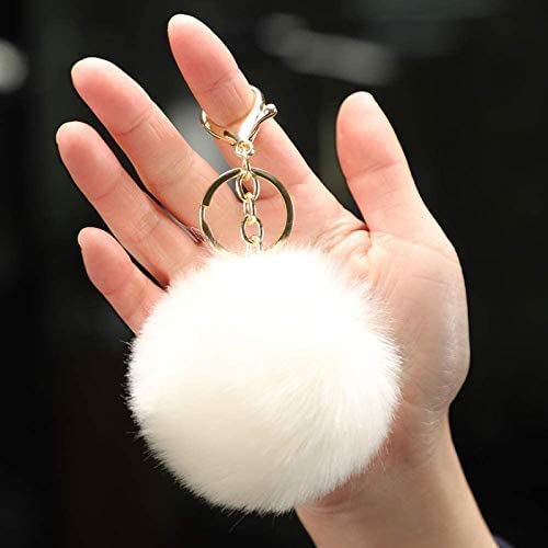 カスタム　キーチェーンバー　ふわふわポンポン　ハンドメイド資材　１個→250円 Amazon.co.jp: キーホルダー 毛玉 キーチェーン バッグチャーム