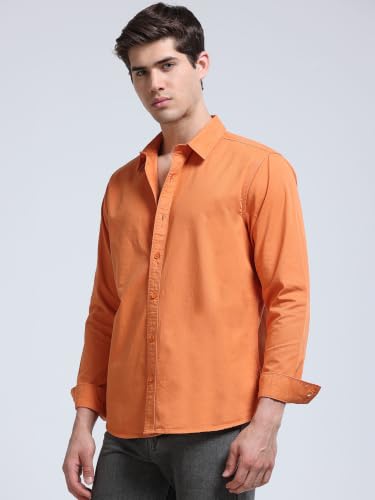 Image of StitchX Men's Full Sleeve Core Essentials Twill Over-Dyed Shirt XS-2XL