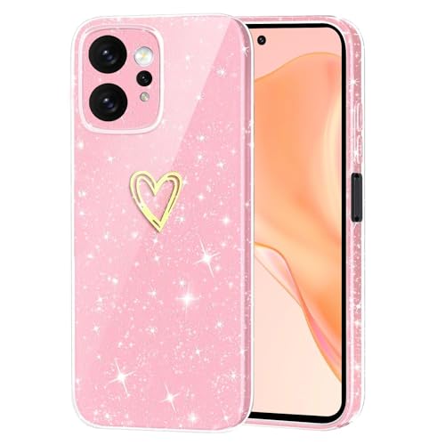 Custodia Per Xiaomi 12 Lite 5G Trasparente Con Glitter - Morbida TPU, Antigraffio, Estetica Bling Bling (5 Colori) - 2
