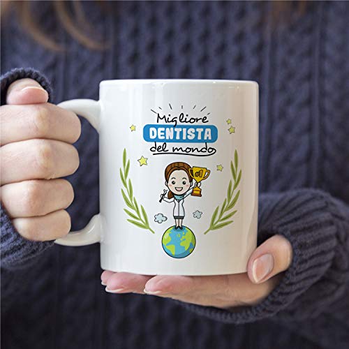 Mugffins Tazza Dentista (Migliore del Mondo) - Idee Regali Originali Odontoiatria - immagine 7