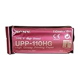  10 Rollos de papel Sony para impresora térmica Ecografica upp-110hg – Original