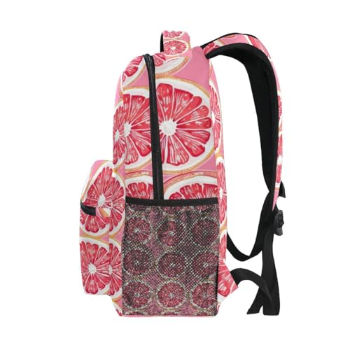 Sac à dos pamplemousse S grande capacité multicolore léger pour étudiant - 4