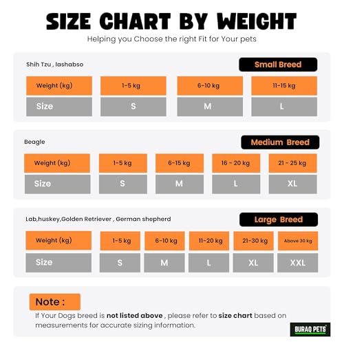 Image of Buraq Premium Dog Wedding Suit, Elegant Tuxedo with Bow Tie & Bandana, Comfortable, Washable Outfit for Dogs (L - Red)