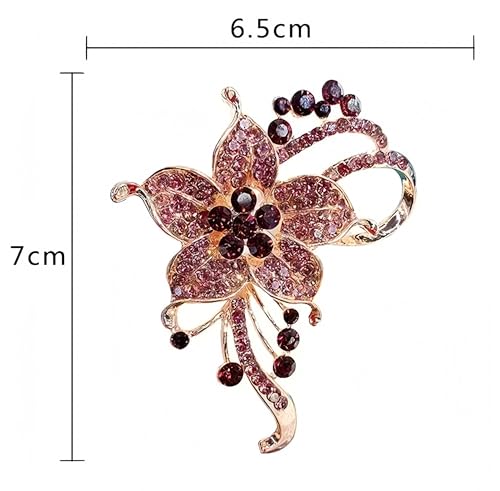 Image of Cameo Brooch Vintage Silver Tone Lady Portrait Brooch Pins for Women Victorian Jewelry Crystal Rhinestone Brooches for Hat Scarf Collar Lapel Handbags Shawls for Christmas