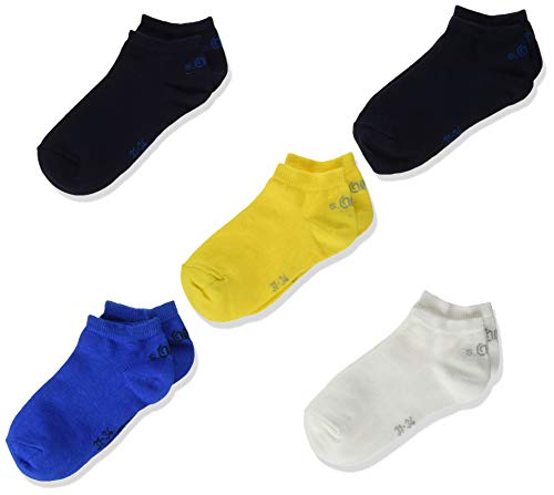 s.Oliver Socks S24125 Calze, Blu (Victoria Blue 5526), 31-34 (Taglia Unica: 31/34) (Pacco da 5) Bambino