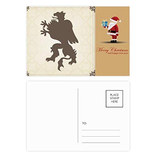 Cartes postales guépard Noël lot de 20 pièces impression haute définition