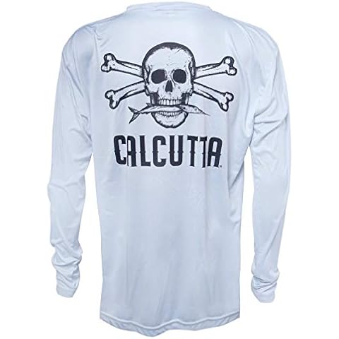 Calcutta Men’s Performance Original Logo Shirt, Light Blue, Large Cover