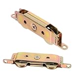 Poulie de porte coulissante : rouleau de poulie a une conception simple, pratique à utiliser, vous offrant des poulies de porte et de fenêtre