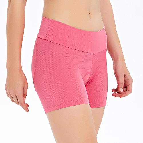 Catena YMX32W10M Women'S Cycling Underwear 3D Padded Breathable Lightweight Mtb Shorts Elastic Bike Underpants Pink M thumb #1