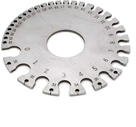 Mass Pro Round Thickness Stainless Steel Wire Gauge | Diameter Gage Metal Inch Measurement Instrument STD Wire Gauge 1pc (B0C7H483L1) Amazon Price History, Amazon Price Tracker
