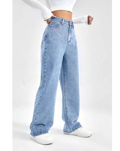 Image of KOTTY Women's Straight Fit High-Rise Stretchable Jeans