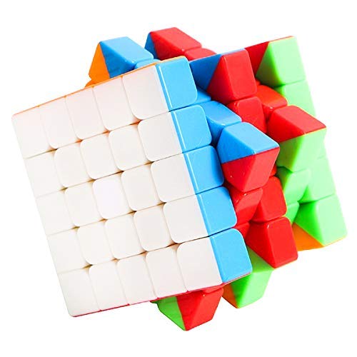 Image of Toy Arena High Speed Magic Cube Moyu Mfjs Meilong 5X5X5 Cube Stickerless (5X5 Mofang Jiaoshi Cubing Classroom), 60Mm Size, Kid (5X5)