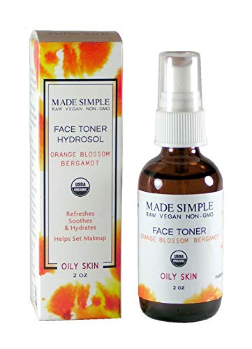 Orange Blossom Bergamot Face Toner - Certified Organic, Vegan, & Cruelty-free
