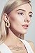 Twisted Hoop Earrings For Women Dainty,14k Gold Big/Large Dangle Hoop Earrings,Statement Gold Huggie Hoops,Dressy Jewelry Fashion Gift.