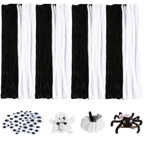 Limpiapipas 200/300 Uds. Varillas de chenilla de felpa DIY de colores variados, vástago de chenilla, limpiador de tubos, tallos de juguete, suministros for manualidades de niños hechos a mano para Hac