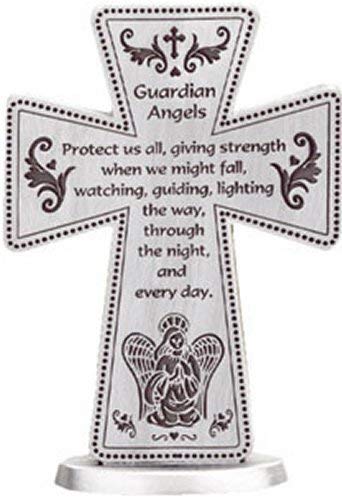 Catholic Gift Shop Ltd Pie Cruz Ángel y Lourdes Tarjeta de oración