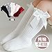 QandSweat Baby Girls Knee-High Socks Kdis Girl Princess Dress Bow Stockings 2-4T