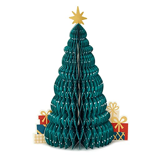 Hallmark Paper Wonder Cartão de Natal Pop-up com colmeia (árvore de Natal)