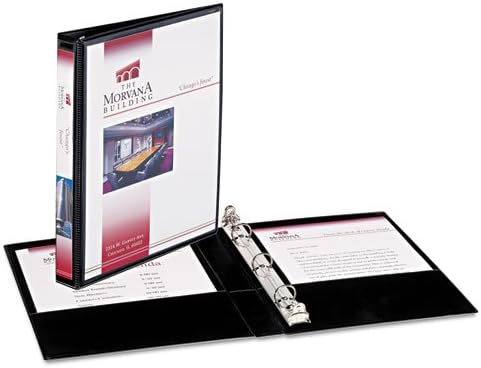 Avery耐久性ビューバインダー、ラウンドリング、5 – 1 / 2 " x 8 – 1 / 2インチ、1 / 2 "