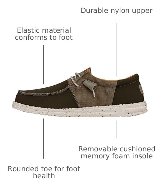 Image of Hey Dude Men's Wally Sox Tri Colored Loafers
