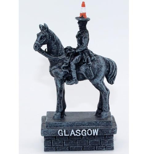LangSyne Glasgow Duke Of Wellington Statue Coneheid Resin Small Ornament