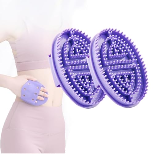 WYLFYJP 2 Cepillos De Meridianos Personalizados Profesionales For Salón De Belleza, Peine De Masaje De Mano, Cepillo De Meridianos For Masaje Corporal, Cepillo De Masaje De Acupresión(Purple)