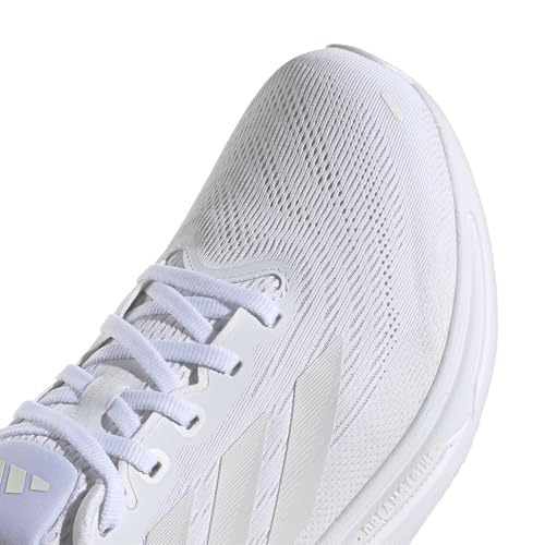 Image of Adidas, Mens, Supernova Rise 2 Running Shoes, White /Zero Metallic /Crystal White, 9.5, D - Medium