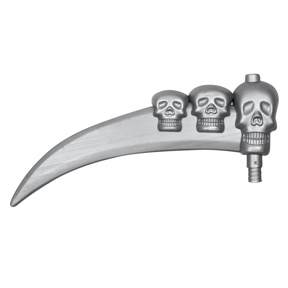 Bella Dox 103cm Grim Reaper Scythe Prop, Black/Grey - Image 3