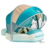 Mambobaby Neueste Schwimmring: für große Babys von 3 bis 24 Monaten. Neuester Tech-Perlenschaum, stark verbesserter Auftrieb, atmungsaktiv, elastisch, leicht zu trocknen. Langlebig, nicht kaputt, nicht kratzen, nicht unter Sonnenschein heiß werden, kein Verblassen nach längerem Gebrauch.