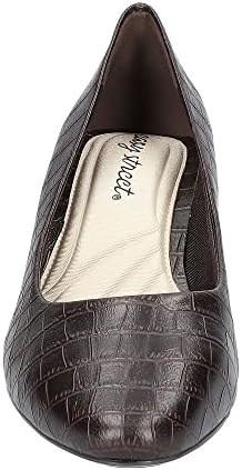 Easy Street Women's Ballari Pump, Brown Croco, 5.5 | Image 4