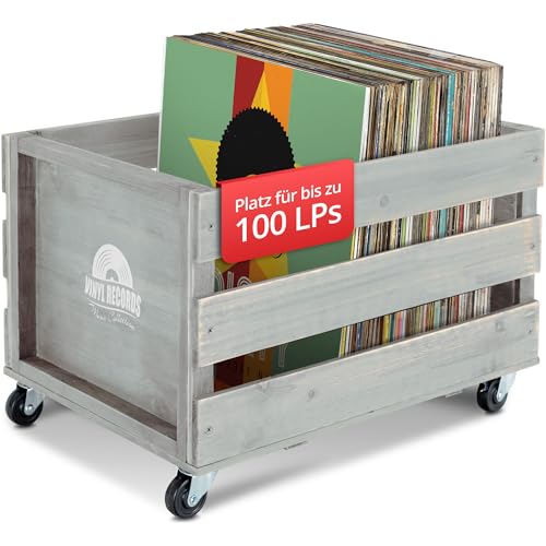 Caja para discos Stagecaptain SPK-100 GY que evita fundas dobladas gris 2