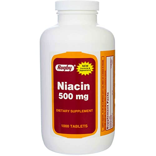 Rugby Niacin 500 Mg 1000 Tabs Pack Of 2 #TOP18