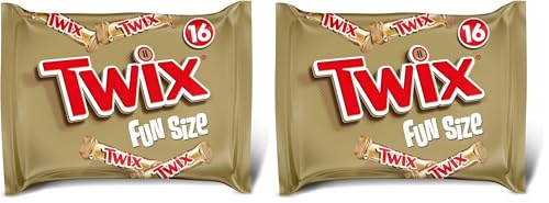 Mars - Twix Fun Size Lot de 26 barres de chocolat 21 g